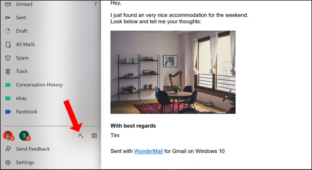 How to use WunderMail for Gmail on Windows 10 Picture 9