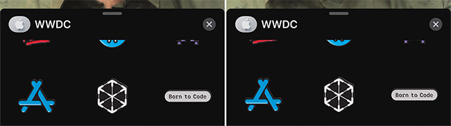 How to use WWDC sticker on iPhone Picture 4