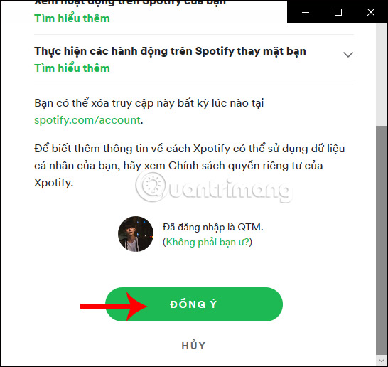 How to use Xpotify to listen to Spotify music on Windows 10 Picture 3