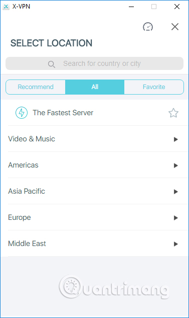 How to use X-VPN to surf anonymously on Windows Picture 5