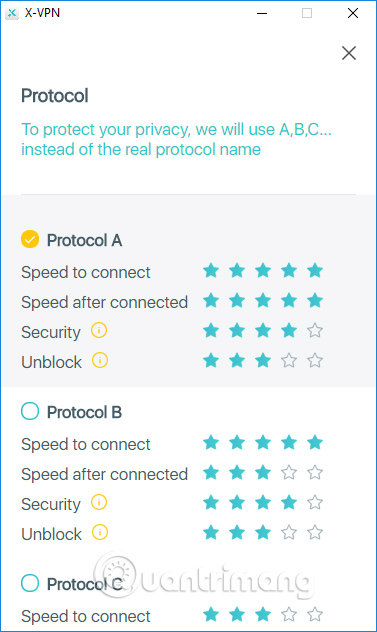 How to use X-VPN to surf anonymously on Windows Picture 9