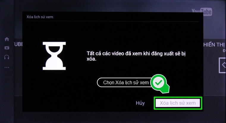 How to use YouTube application on Smart TV LG WebOS operating system Picture 17
