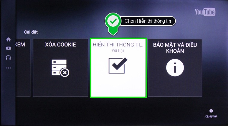 How to use YouTube application on Smart TV LG WebOS operating system Picture 20