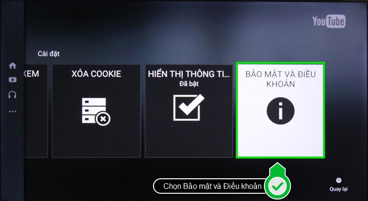 How to use YouTube application on Smart TV LG WebOS operating system Picture 21