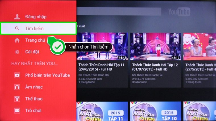 How to use YouTube application on Smart TV LG WebOS operating system Picture 22