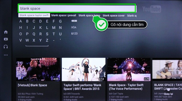 How to use YouTube application on Smart TV LG WebOS operating system Picture 23