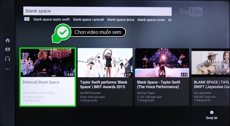 How to use YouTube application on Smart TV LG WebOS operating system Picture 24