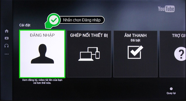 How to use YouTube application on Smart TV LG WebOS operating system Picture 7