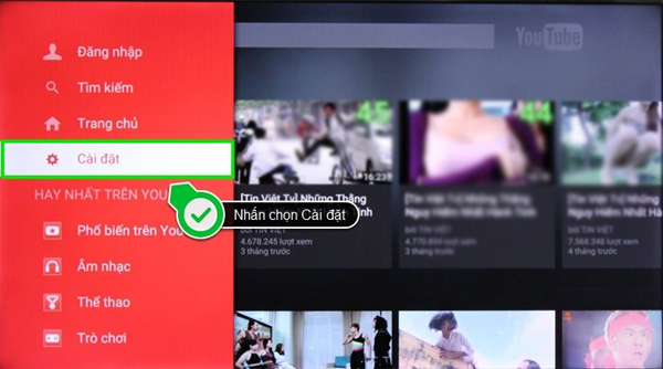 How to use YouTube application on Smart TV LG WebOS operating system Picture 9