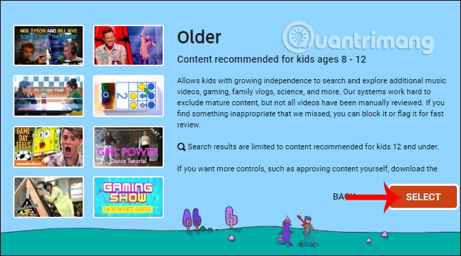 How to use YouTube Kids on computers Picture 11