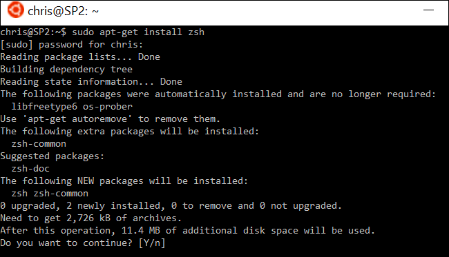 How to use Zsh (or other Shells) on Windows 10? Picture 3