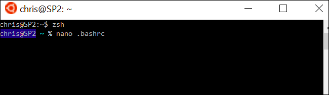 How to use Zsh (or other Shells) on Windows 10? Picture 5