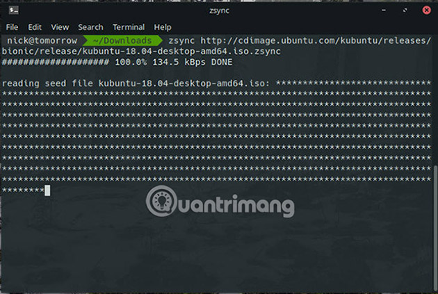 How to use Zsync to transfer a file part in Linux Picture 2