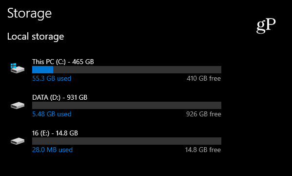 How to view all connected storage devices on Windows 10 Picture 1