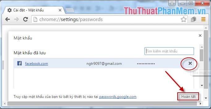How to view and delete saved passwords on Firefox, Chrome, Coc Coc Picture 8