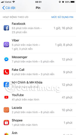 How to view battery life on iOS 12 Picture 4