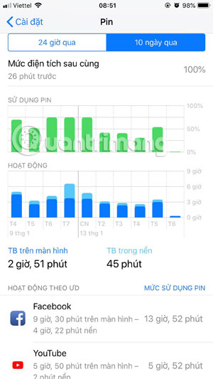 How to view battery life on iOS 12 Picture 6