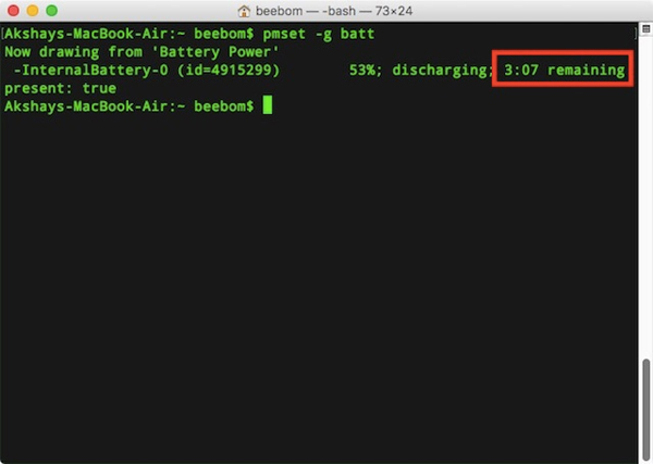 How to view battery life on macOS Sierra 10.12.2 Picture 4