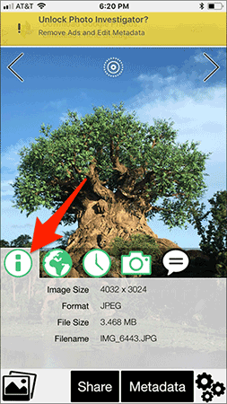 How to view EXIF ​​data of photos on iPhone, iPad Picture 3