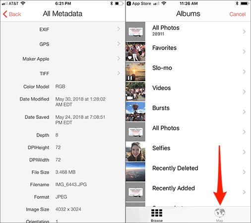 How to view EXIF ​​data of photos on iPhone, iPad Picture 5