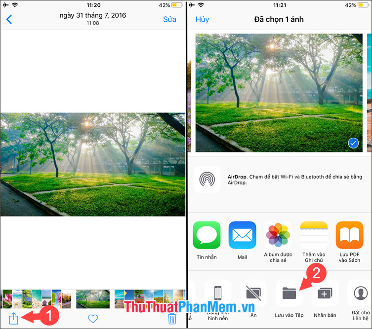 How to view image file sizes on iPhone Picture 2