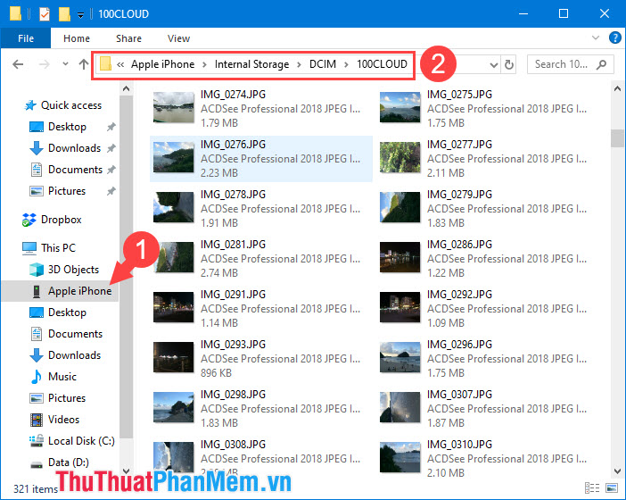 How to view image file sizes on iPhone Picture 7