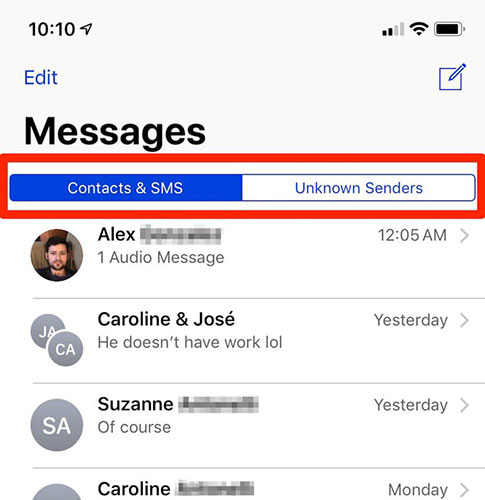 How to view messages from a blocked number on iPhone