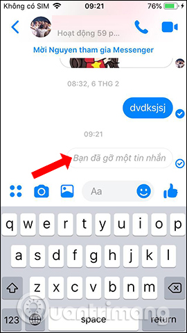 How to view messages retrieved on Messenger Picture 2