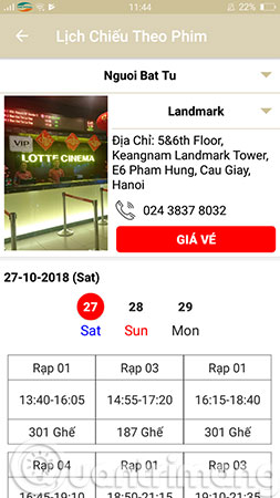 How to view movie showtimes on your phone Picture 8