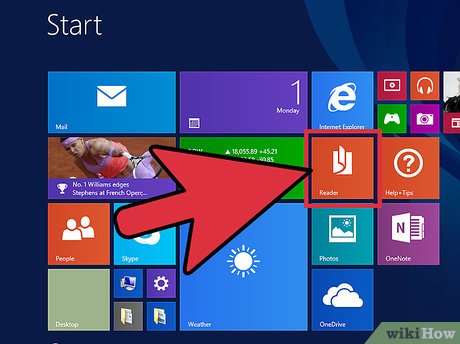 How to View PDF and XPS Files in Windows 8.1 with Reader App Picture 1