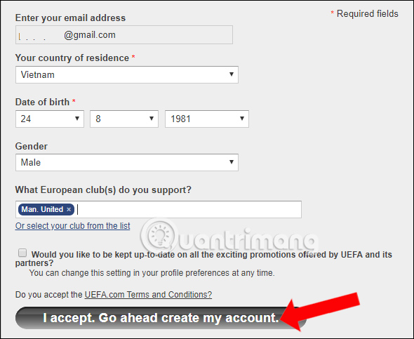 How to view the European Cup directly on the UEFA home page Picture 5