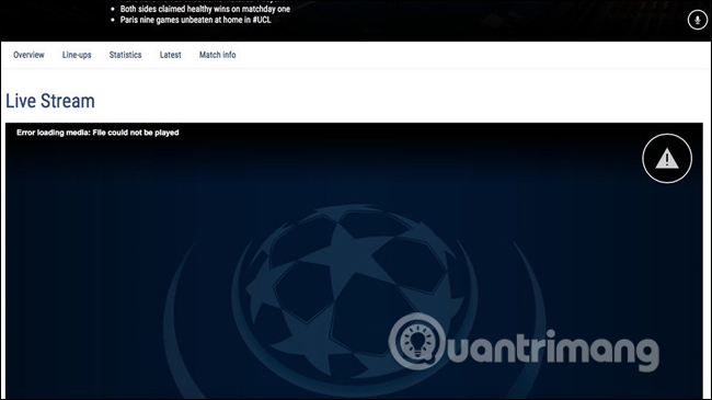 How to view the European Cup directly on the UEFA home page Picture 9