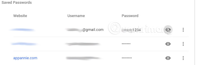 How to view the password, delete the saved password on Chrome Picture 6