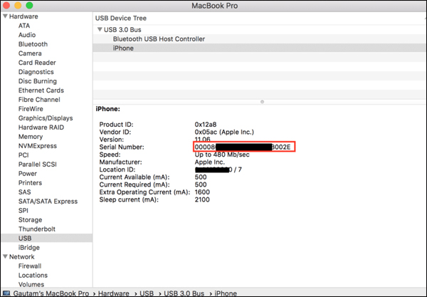 How to view UDID of iPhone XS and iPhone XS Max Picture 4