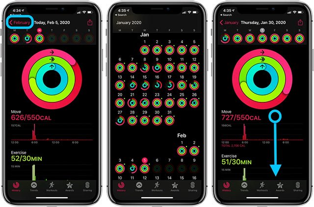 How to view workout history on Apple Watch Picture 3