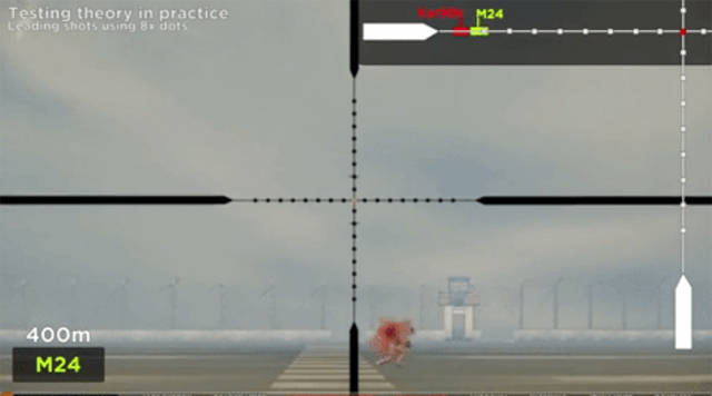 How to watch Kar98, M24 lowers the moving target in PUBG Picture 4