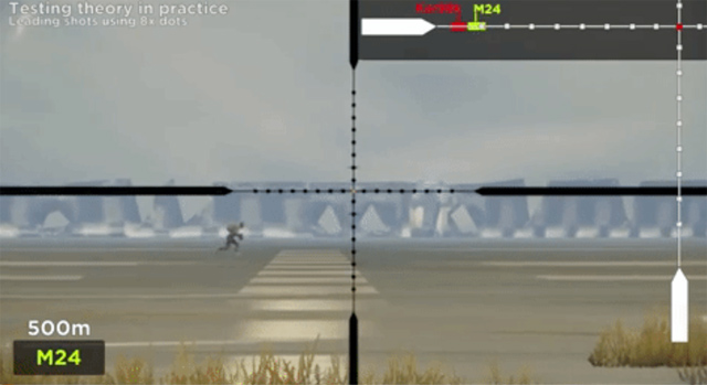How to watch Kar98, M24 lowers the moving target in PUBG Picture 5