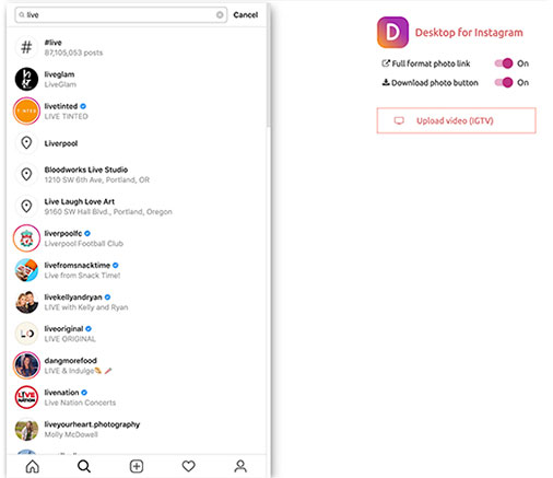 instagram extension mobile browser emulator chrome