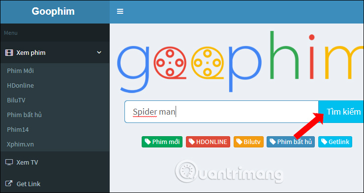 How to watch movies online, get link Fshare on Goophim Picture 1