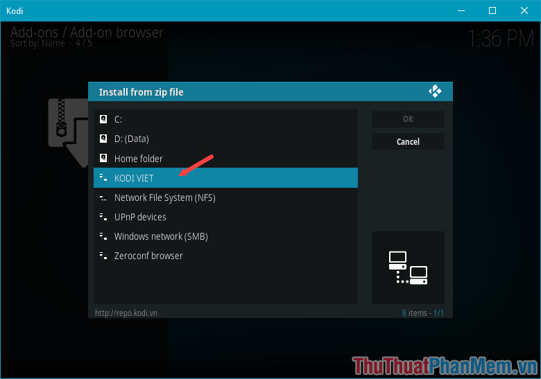 How to watch TV on the computer using KODI software Picture 13