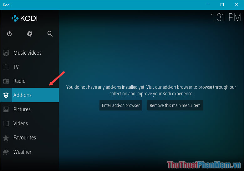 How to watch TV on the computer using KODI software - TipsMake.com