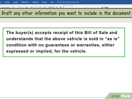How to Write a Bill of Sale Picture 10