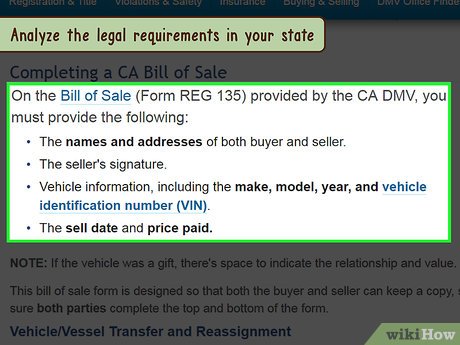 How to Write a Bill of Sale Picture 4