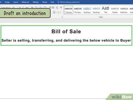How to Write a Bill of Sale Picture 5