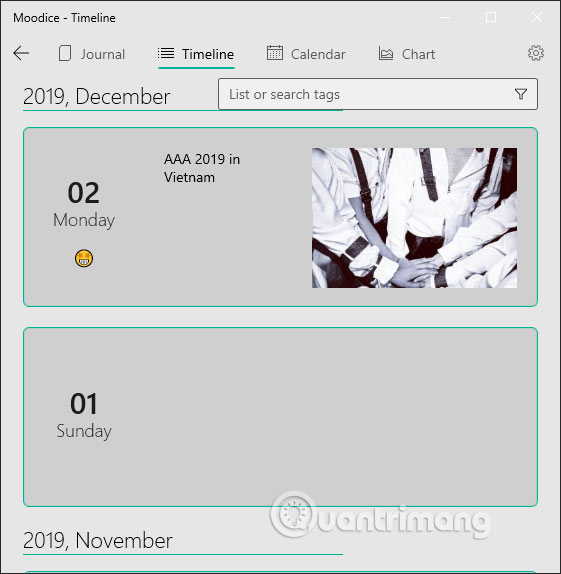 How to write a diary on Moodice Windows 10 Picture 7
