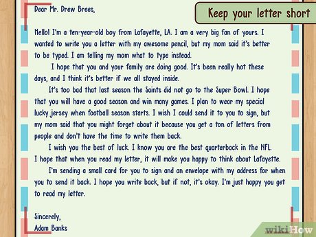 How to Write a Fan Letter (Preteen) Picture 4