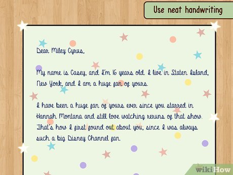 How to Write a Fan Letter (Preteen) Picture 5