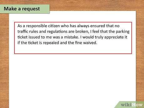 How to Write a Letter to Contest a Parking Ticket Picture 6