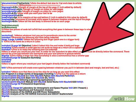 How to Write a Resume in LaTeX Picture 15