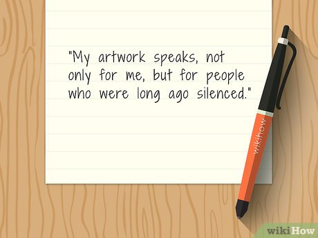 How to Write an Artist Statement Picture 9